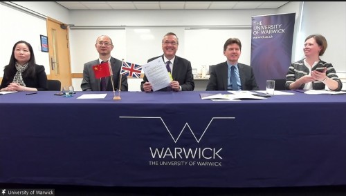 上海交通大学与英国华威大学“云签约”持续深化合作伙伴关系