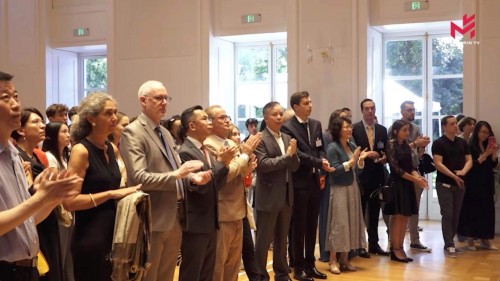 A Reception Held by the Chinese Embassy in France