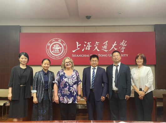 上海交通大学校领导会见悉尼大学副校长一行