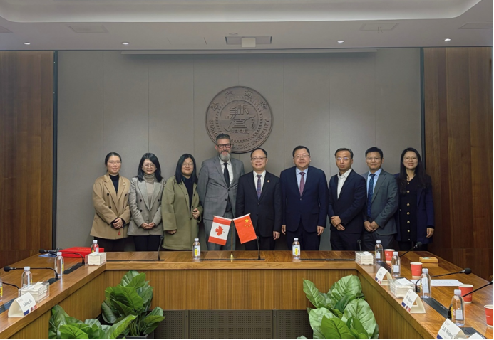 多伦多大学代表团访问上海交通大学